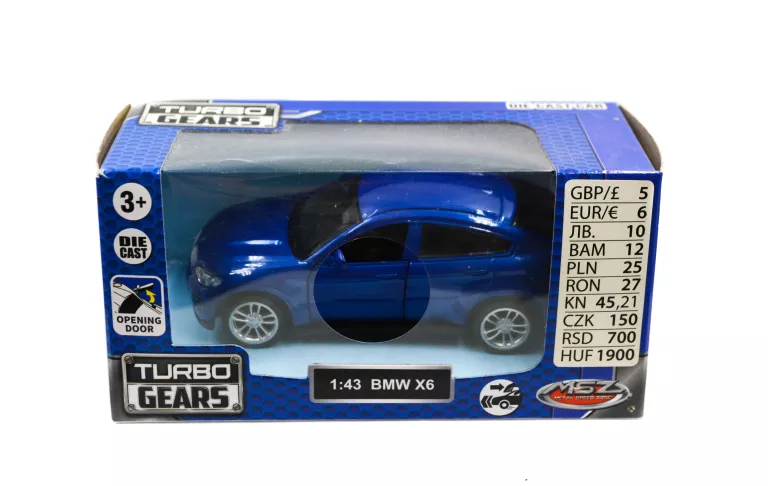 TURBO GEARS BMW X6 NIEBIESKI