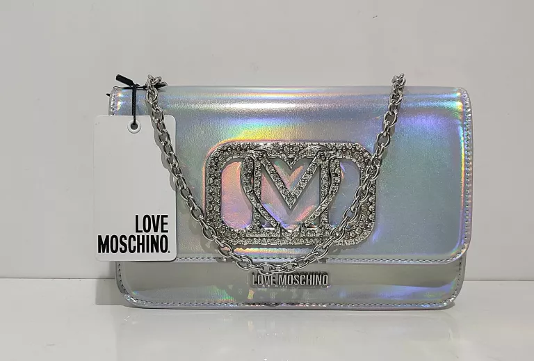 TOREBKA SREBRNA LOVE MOSCHINO JC4046PP1HLQ0902