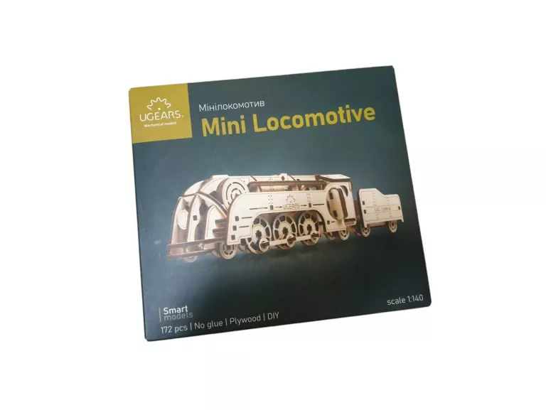 MODEL DREWNIANY MINI LOCOMOTIVE UGEARS