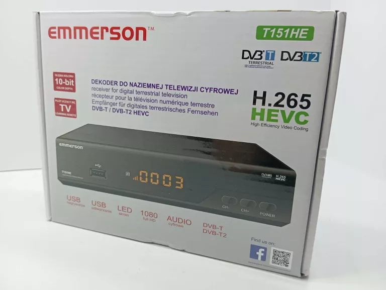 TUNER DVB-T2 EMMERSON T151HE