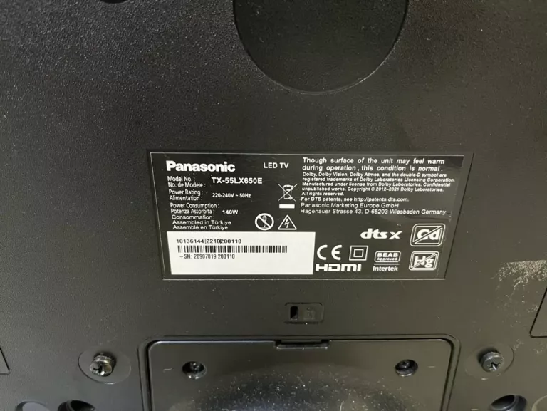 TELEWIZOR PANASONIC TX-55LX650E 55" LED 4K ANDROID TV TYLKO ODBIÓR OSOBIST