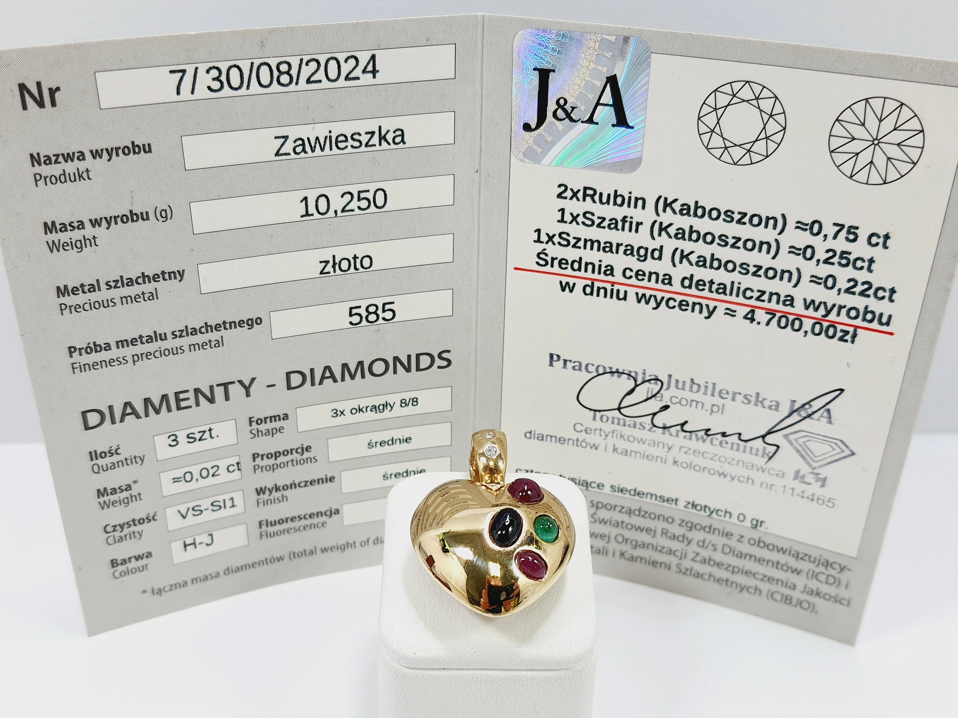 zlota-zawieszka-z-kamieniami-szlachetnymi-1025g-585-certyfikat-serce-polwiejska-13-poznan-ska-x