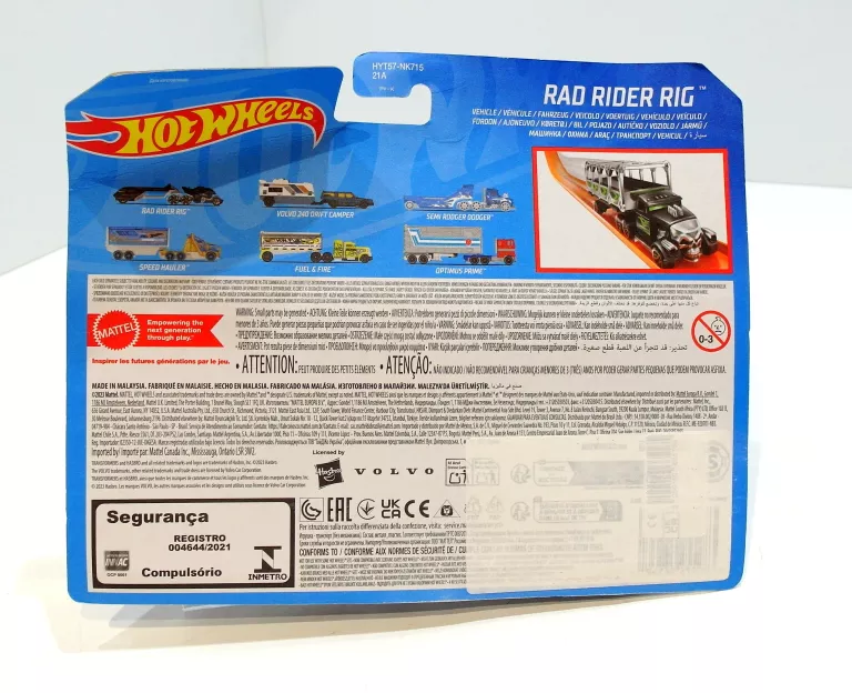 HOT WHEELS TRACK FLEET TRANSPORTER SEMI RODGER DODGER LAWETA HYT56