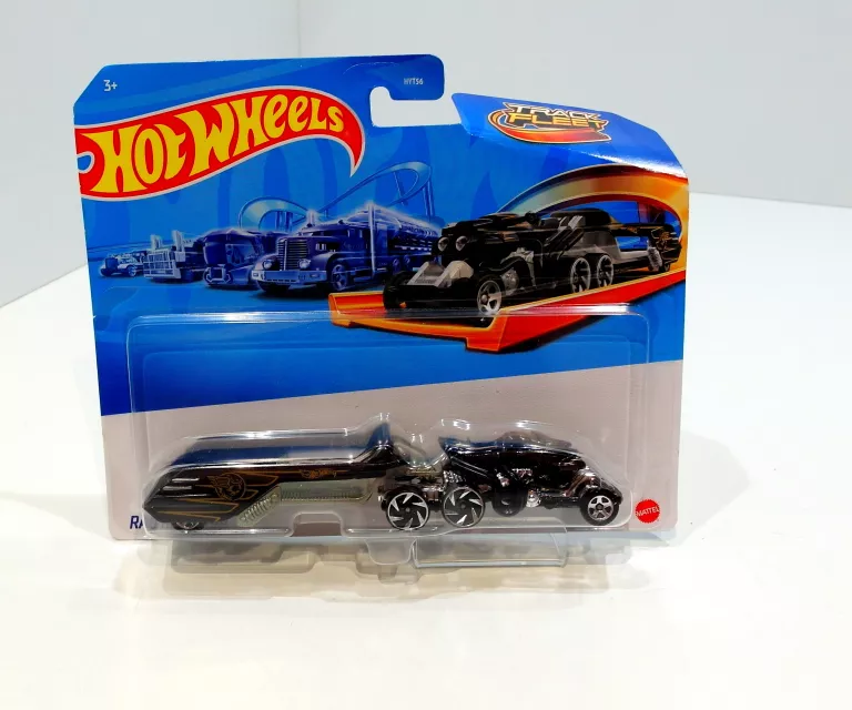 HOT WHEELS TRACK FLEET TRANSPORTER SEMI RODGER DODGER LAWETA HYT56