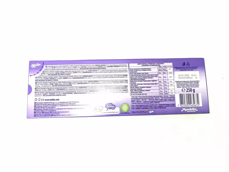 MILKA WHOLE HAZELNUTS 250G