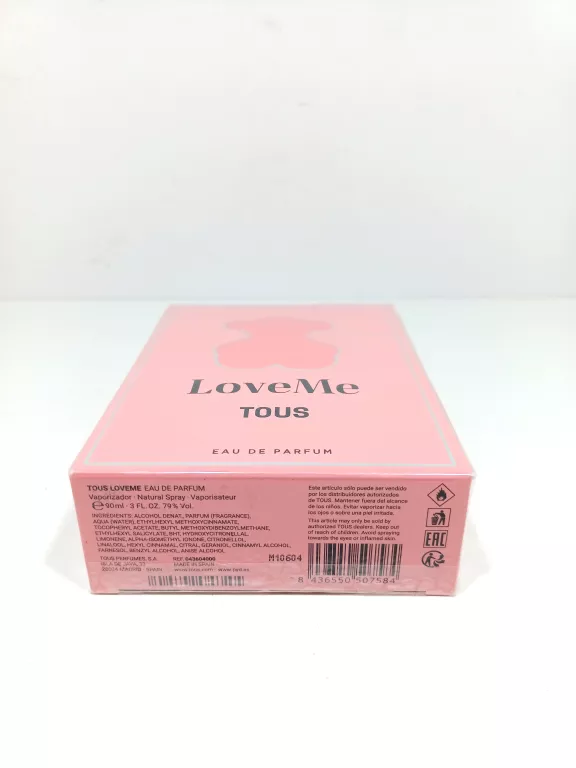 TOUS LOVE ME 90ML WODA PERFUMOWANA DAMSKA