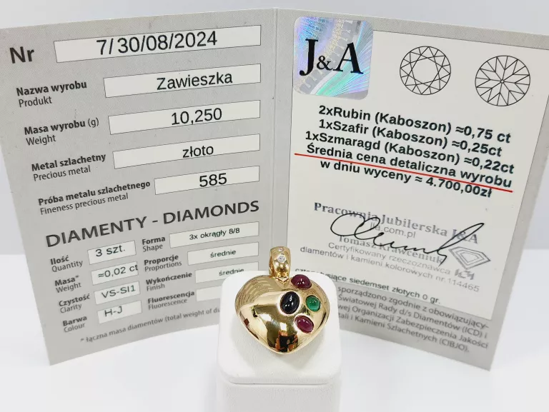 zlota-zawieszka-z-kamieniami-szlachetnymi-1025g-585-certyfikat-serce-polwiejska-13-poznan-ska-x