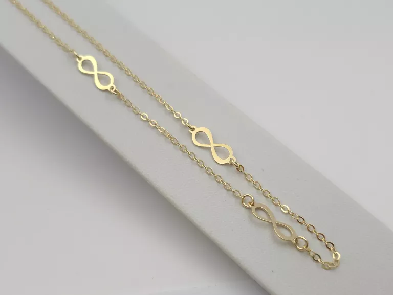 zloty-lancuszek-splot-rolo-znaki-nieskonczonosci-585-14k-44cm-210g-starowislna-16-krakow