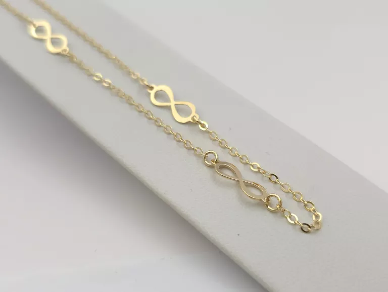 zloty-lancuszek-splot-rolo-znaki-nieskonczonosci-585-14k-44cm-210g-stan-11323-2