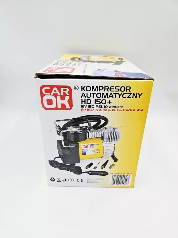 KOMPRESOR AUTOMATYCZNY CAR OK HD 150+ 4CAR KOMPLET