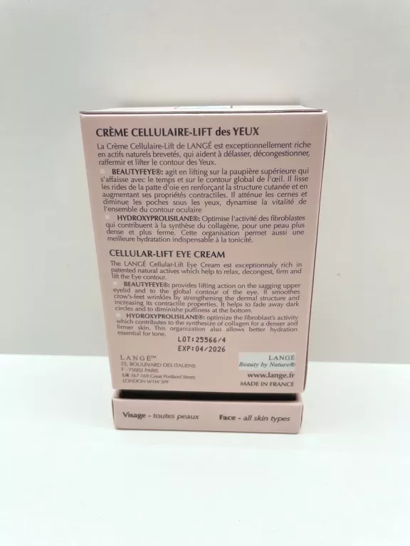 LANGE PARIS CELLULAR-LIFT EYE CREAM LIFTINGUJĄCY KREM POD OCZY 20 ML