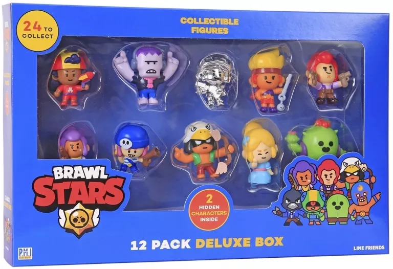 ORYGINALNY ZESTAW FIGUREK BRAWL STARS DELUXE BOX 12 PAK BRW2080