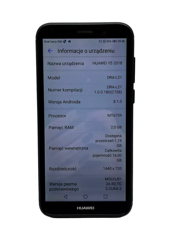 TELEFON HUAWEI Y5 2018