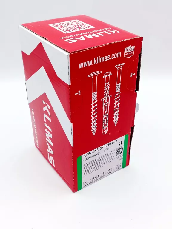 KOŁKI DO BETONU WKRĘT-MET 8 X 65 MM 100 SZT.