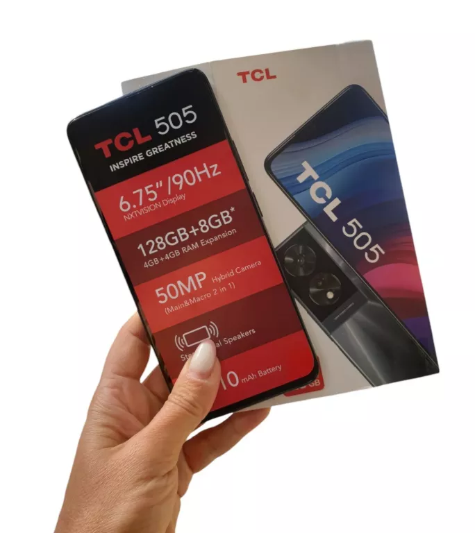 TELEFON TCL 505   | T509 K 8 GB/ 128 GB