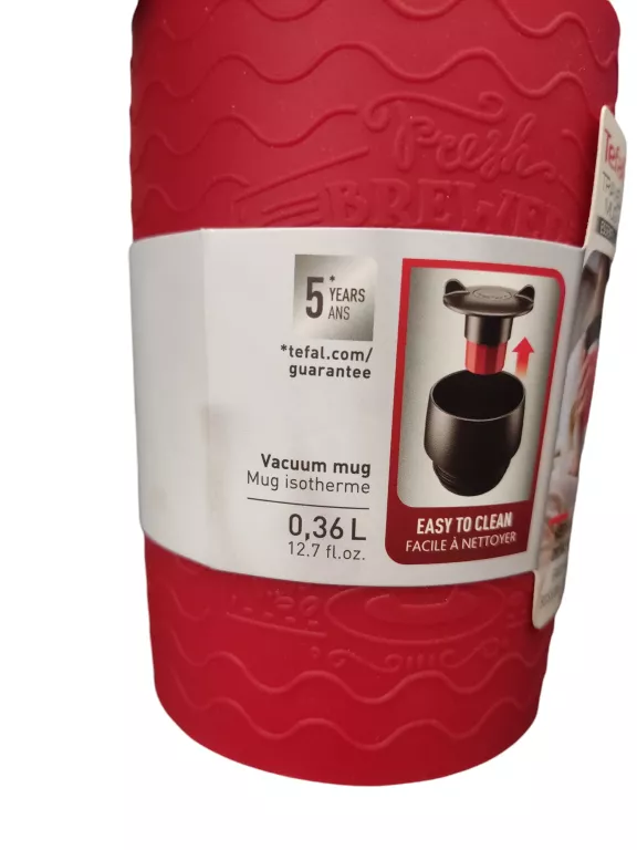 TEFAL KUBEK TERMICZNY TRAVEL MUG ESSENTIAL, 360 ML MIX KOLOR