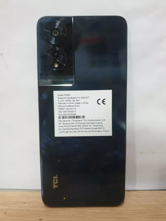 TELEFON TCL 505   | T509 K 8 GB/ 128 GB