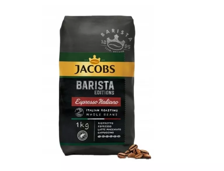 KAWA ZIARNISTA MIESZANA JACOBS BARISTA EDITIONS ESPRESSO ITALIANO 1000 G