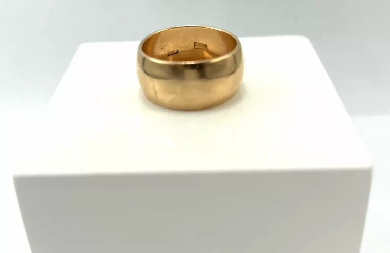 KLASYCZNA SZEROKA ZŁOTA OBRĄCZKA 585 7,92G