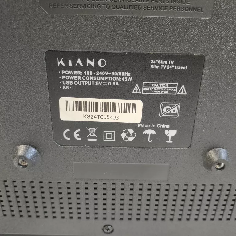 TELEWIZOR LED KIANO SLIMTV 24 TRAVEL