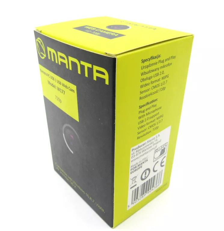 KAMERA IP WEWNĘTRZNA MANTA W177