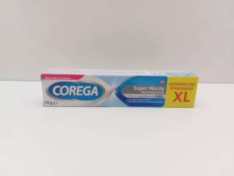 COREGA SUPER MOCNY NEUTRALNY SMAK KREM MOCUJĄCY DO PROTEZ ZĘBOWYCH 70 G