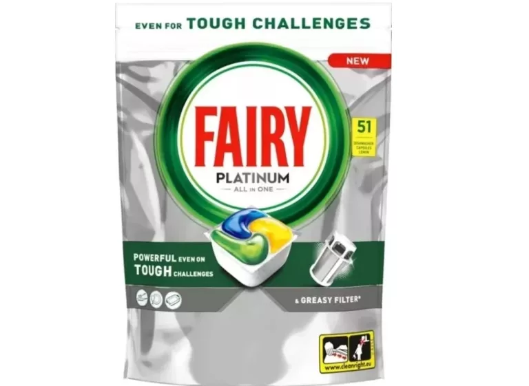 FAIRY PLATINUM ALL IN ONE TABLETKI KAPSUŁKI DO ZMYWARKI 51 SZT