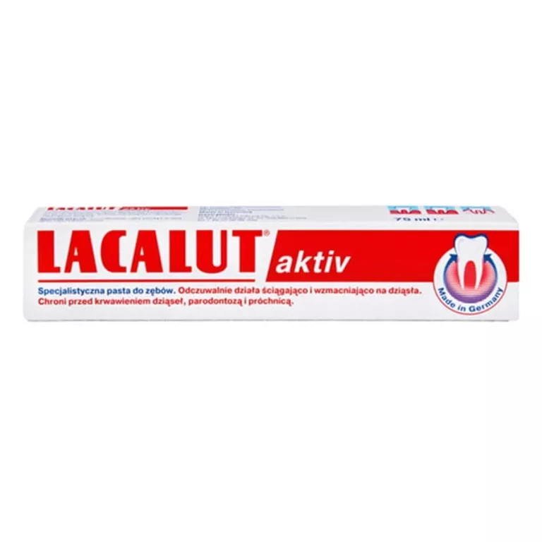 PASTA DO ZĘBÓW LACALUT ACTIV, 75 ML