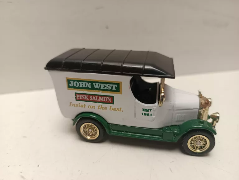 6 AUTKO OXFORD DIECAST BULL106G BULLNOSE MORRIS VAN - 'JOHN WEST'