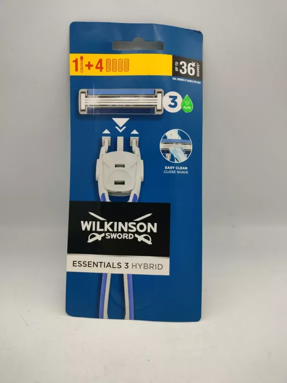 ZESTAW DO GOLENIA WILKINSON ESSENTIALS 3 HYBRID 4X WKŁADY + RĄCZKA