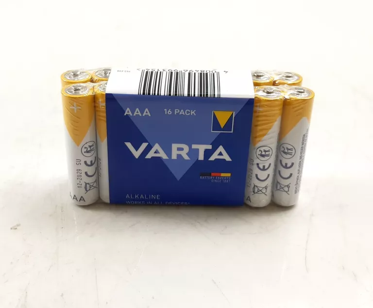 BATERIA ALKALICZNA VARTA AAA (R3) 16 SZT.