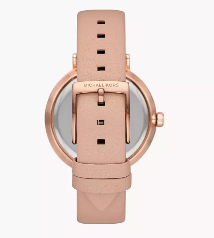 ZEGAREK MICHAEL KORS ADDYSON THREE-HAND PINK LEATHER MK2950