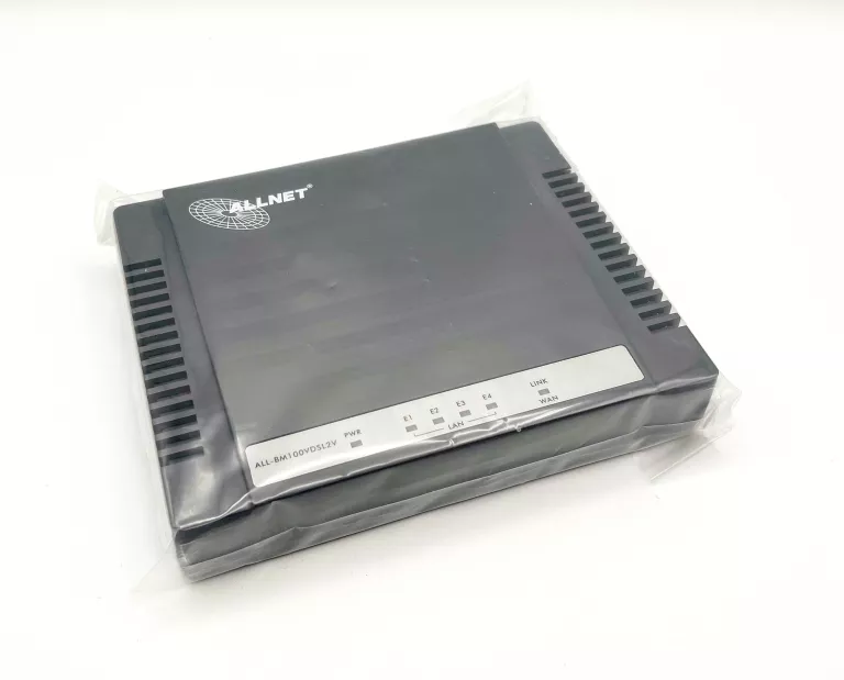 ALLNET MODEM ROUTER DSL-MODEM 4 PORT SWITCH INTEGRIERT VERKABELT