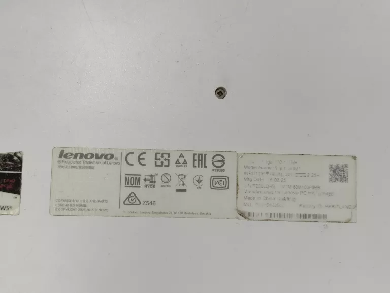 LAPTOP LENOVO YOGA 300-11IBR 2W1 N3060 11,6' 4GB 120SSD ZASILACZ