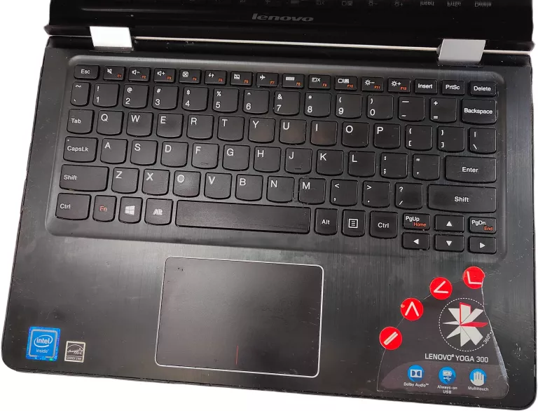 LAPTOP LENOVO YOGA 300-11IBR 2W1 N3060 11,6' 4GB 120SSD ZASILACZ