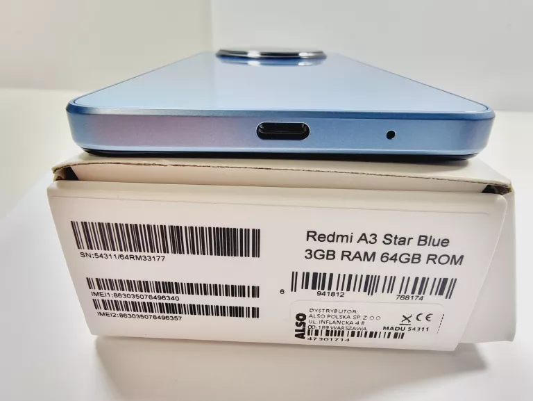 XIAOMI REDMI A3 3/64GB #IGŁA