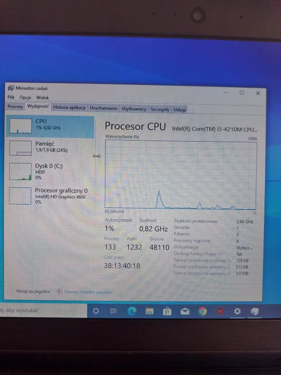 LAPTOP TOSHIBA PORTEGE R30-A HD | I3-4000M