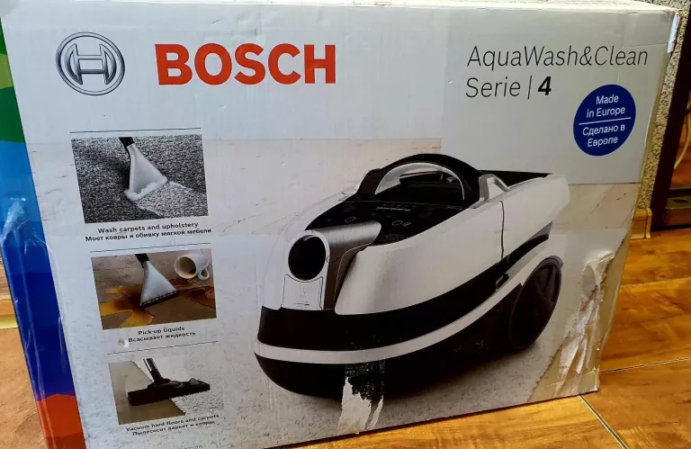 ODKURZACZ  PIORĄCY BOSCH AQUAWASH&CLEAN SERIE 4