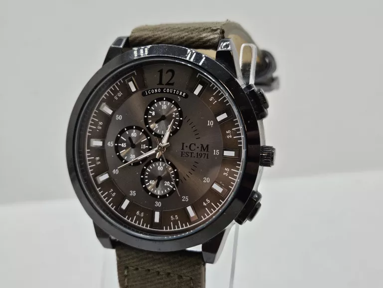 ZEGAREK ICM NEW YORKER ZIELONO-CZARNY
