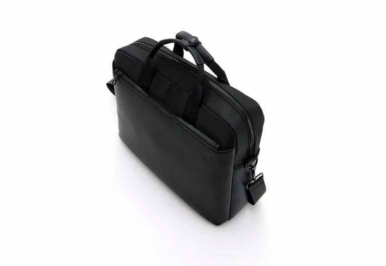 ELEGANCKA TORBA AKTÓWKA NA RAMIĘ RESERVED 029BE-99X CZARNA SUPER STAN