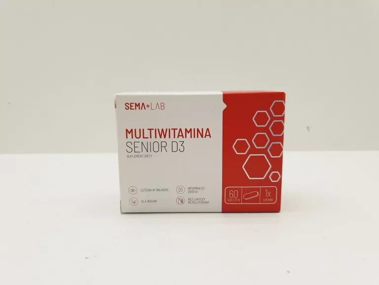 SEMA LAB MULTIWITAMINA SENIOR D3 60 TABLETEK