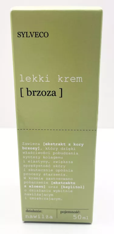 SYLVECO LEKKI KREM BRZOZA NAWILŻENIE I REGENERACJA SKÓRY 50 ML