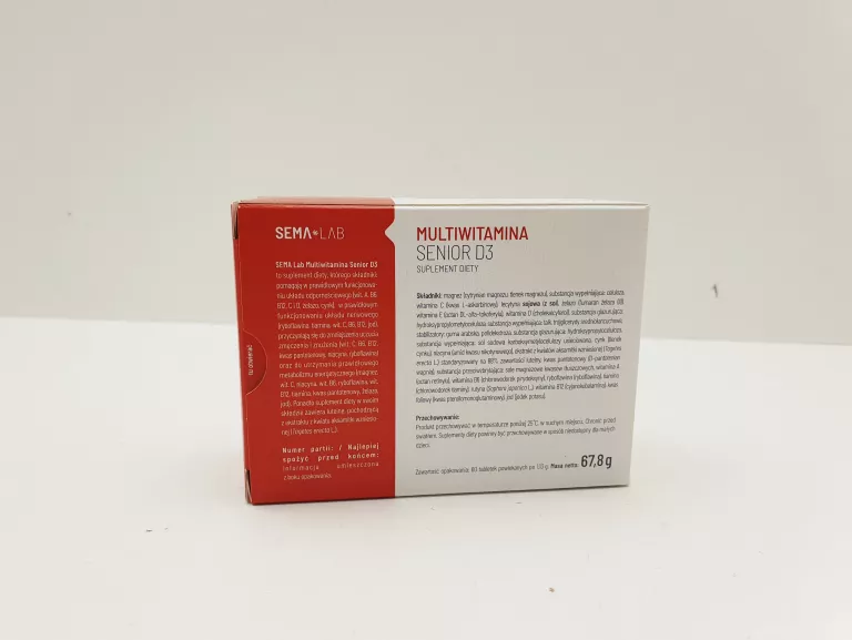SEMA LAB MULTIWITAMINA SENIOR D3 60 TABLETEK