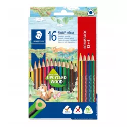 KREDKI OŁÓWKOWE STAEDTLER NORIS COLOUR 16 SZTUK