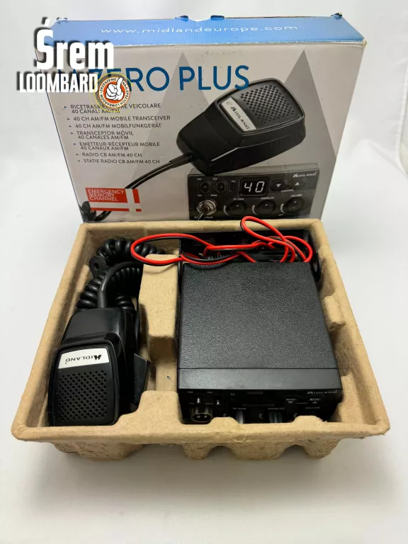 CB RADIO MIDLAND ZERO PLUS KOMPLET