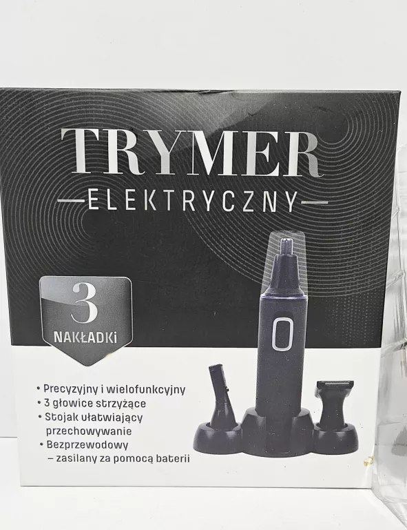 TRYMER ELEKTRYCZNY 3 NAKŁADKI JAK NOWY!