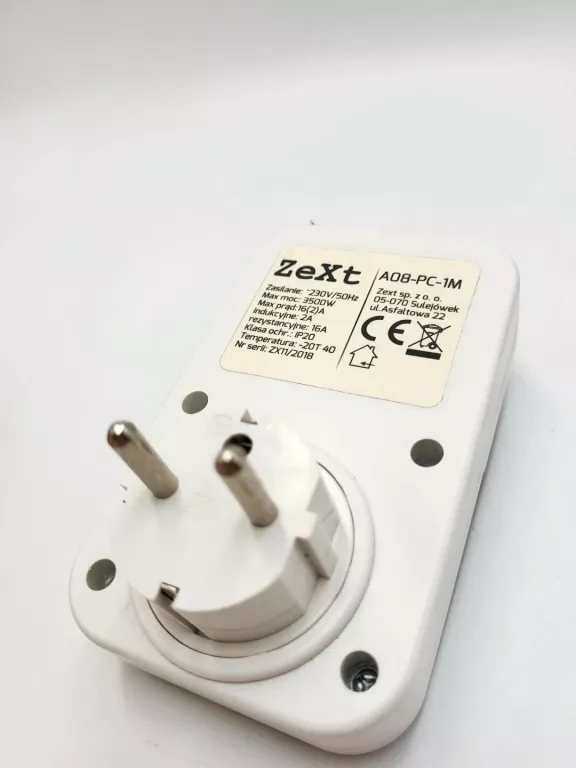 PROGRAMATOR CZASOWY 1-DNIOWY ZEXT A08-PC-1M