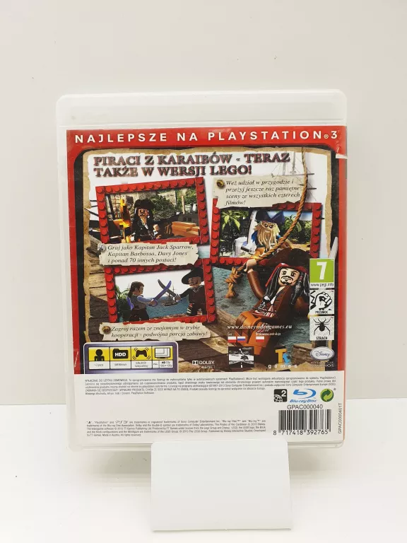 LEGO PIRACI Z KARAIBÓW PS3 PL