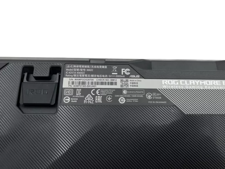 KLAWIATURA GAMINGOWA MODULARNA ASUS ROG CLAYMORE II MA02