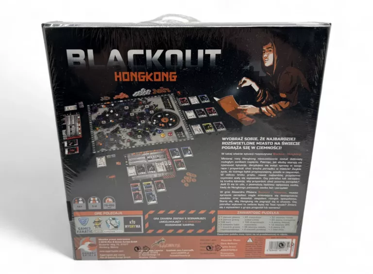 GRA PLANSZOWA LACERTA BLACKOUT: HONG KONG (EDYCJA POLSKA)